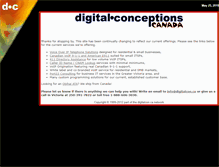 Tablet Screenshot of digitalcon.ca